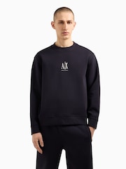 Armani Exchange Regular Fit Logo Sweat Top Jumper - Image 1 of 5