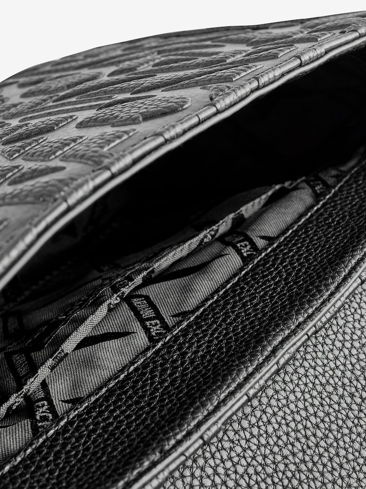 Armani Exchange Logo Messenger Black Bag - Image 5 of 5