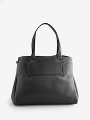 Armani Exchange Logo Black Tote Bag - Image 3 of 5