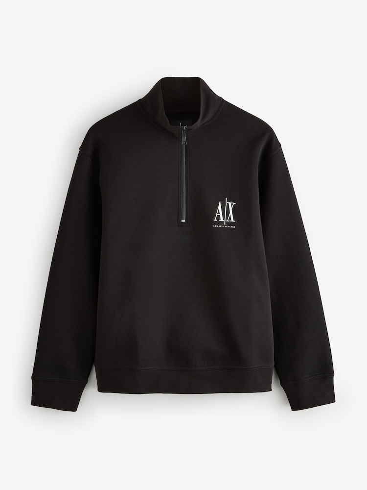 Armani Exchange Regular Fit Logo Sweat Top Jumper - Image 1 of 1 Armani Exchange Regular Fit Logo Sweat Top Jumper - Image 1 of 1