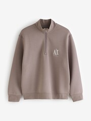 Armani Exchange Regular Fit Logo Sweat Top Jumper - Image 1 of 1