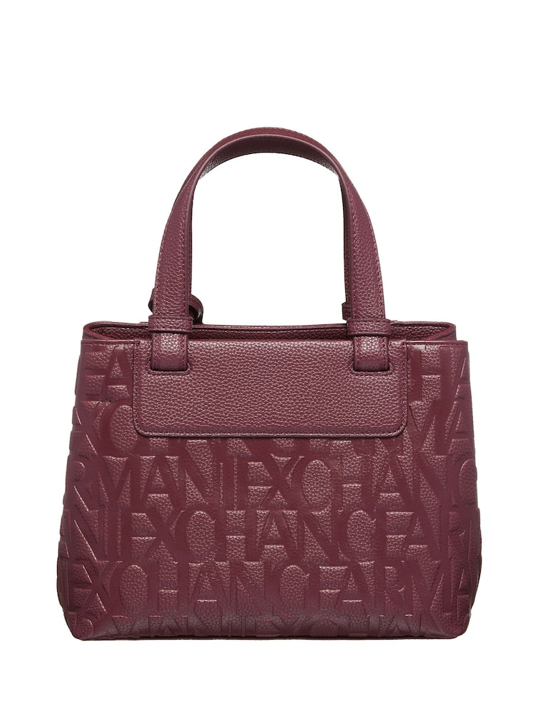 Armani Exchange Logo Black Tote Bag - Imagen 2 de 6