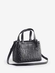 Armani Exchange Logo Black Tote Bag - Imagen 3 de 6