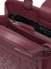 Armani Exchange Logo Black Tote Bag - Imagen 4 de 6
