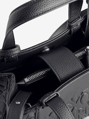 Armani Exchange Logo Black Tote Bag - Imagen 5 de 6