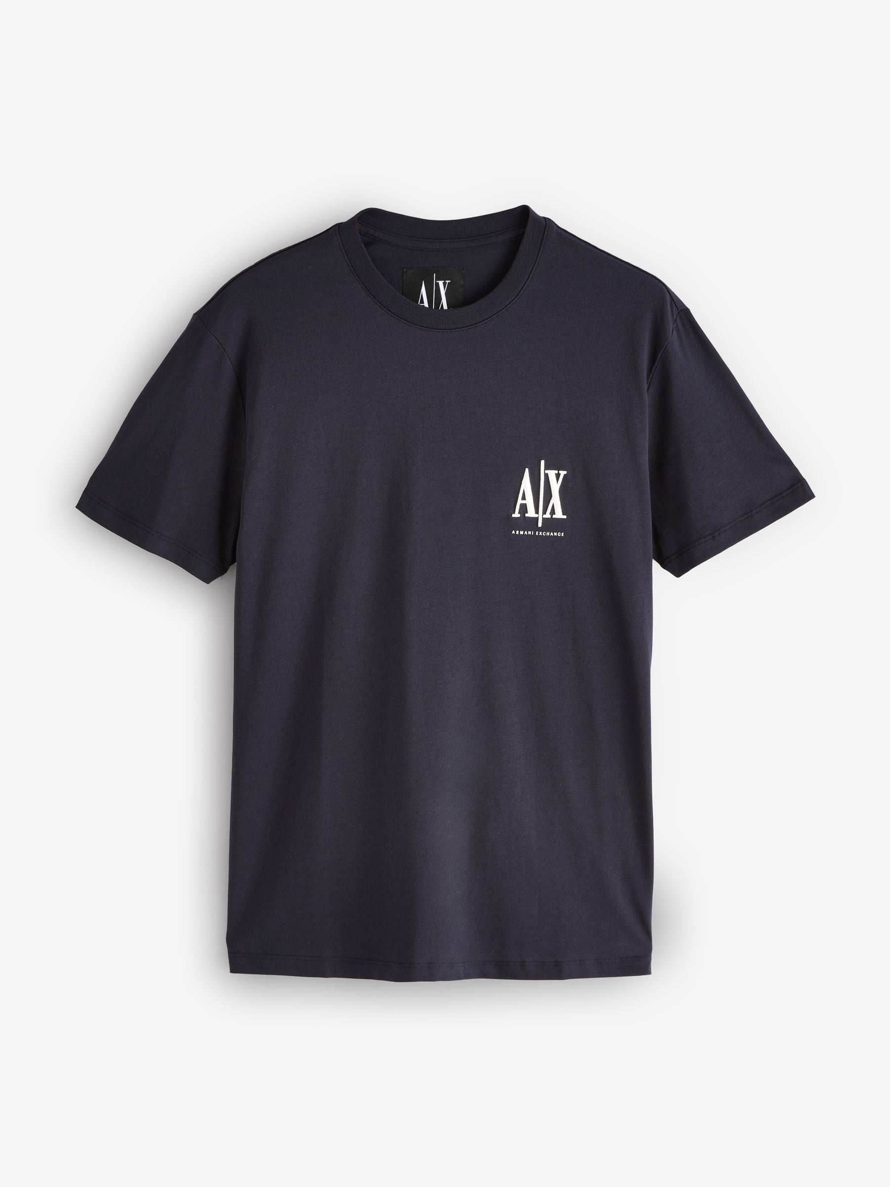 Buy Armani Exchange Blue Regular Fit Logo T-Shirt from Next USA