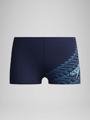 Speedo Blue Medley Logo Aquashort Swim Shorts - Image 1 of 4