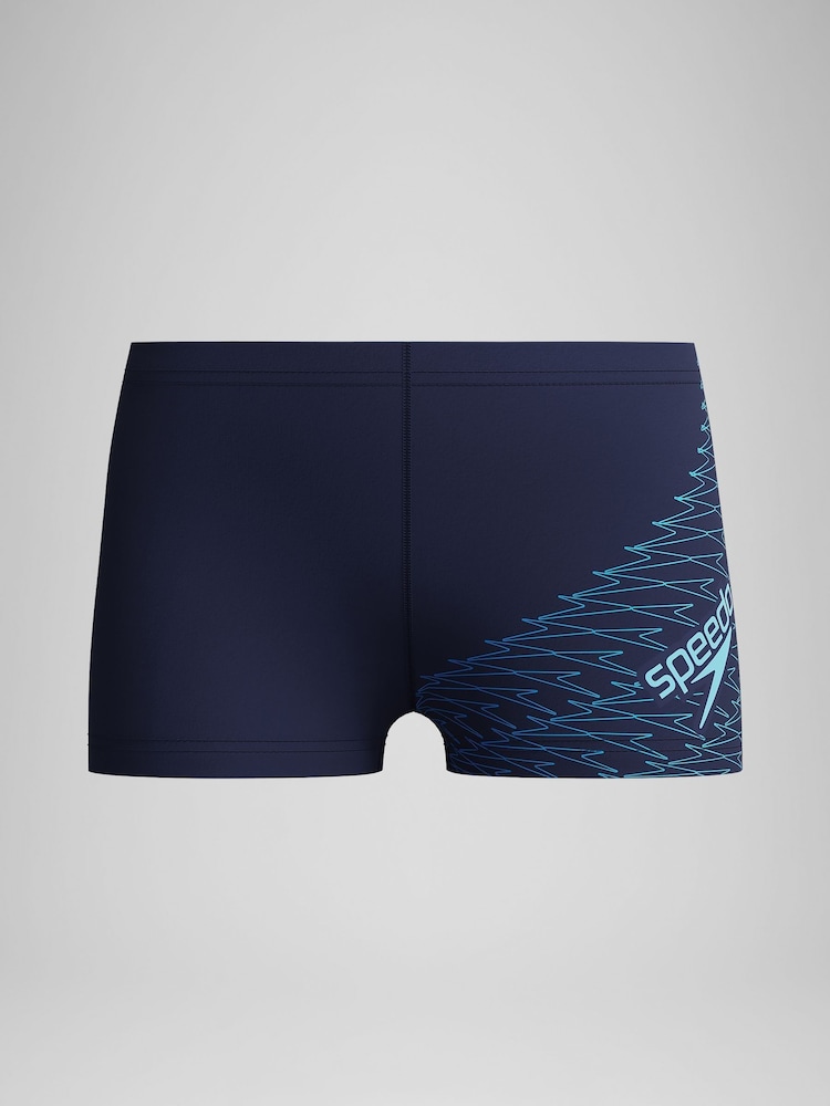 Speedo Blue Medley Logo Aquashort Swim Shorts - Image 1 of 4