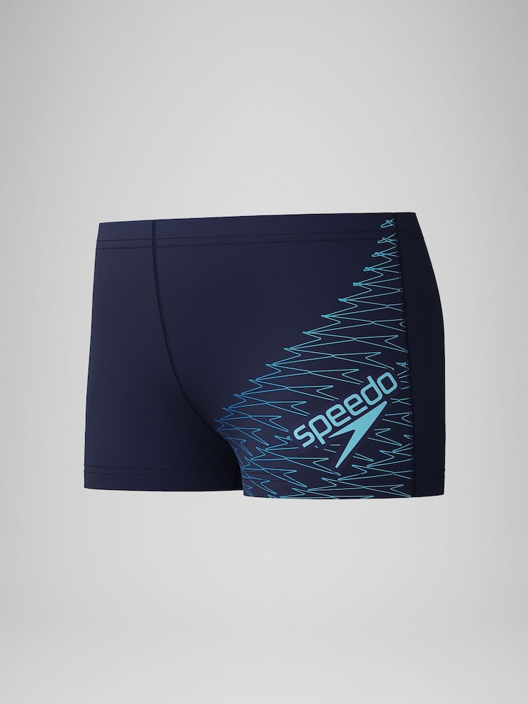 Speedo Blue Medley Logo Aquashort Swim Shorts - Image 4 of 4