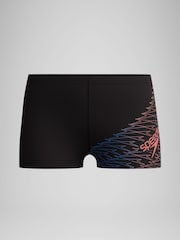Speedo Black Medley Logo Aqua Swim Shorts - Image 1 of 3
