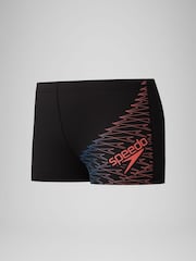 Speedo Black Medley Logo Aqua Swim Shorts - Image 3 of 3