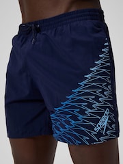Speedo Blue Medley Logo 16" Water Shorts - Image 4 of 6