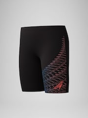 Speedo Black medley Logo Jammer Swim Shorts - Image 3 of 5