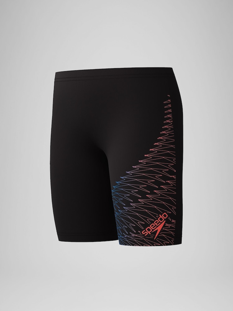 Speedo Black medley Logo Jammer Swim Shorts - Image 5 of 5