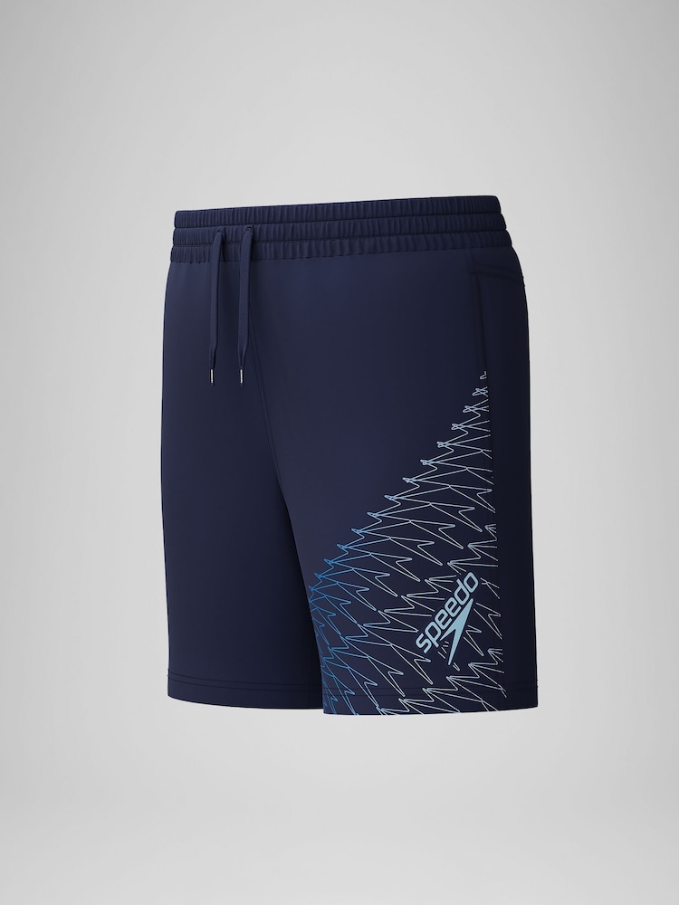 Speedo Blue Medley Logo 15 Water Shorts - Image 4 of 4