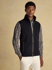 Heritage Fleece Black Gilet - Image 1 of 11