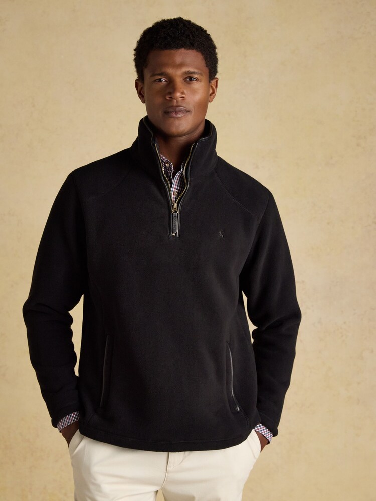 Heritage Fleece Black Quarter Zip - Image 1 of 9 Heritage Fleece Black Quarter Zip - Image 1 of 9