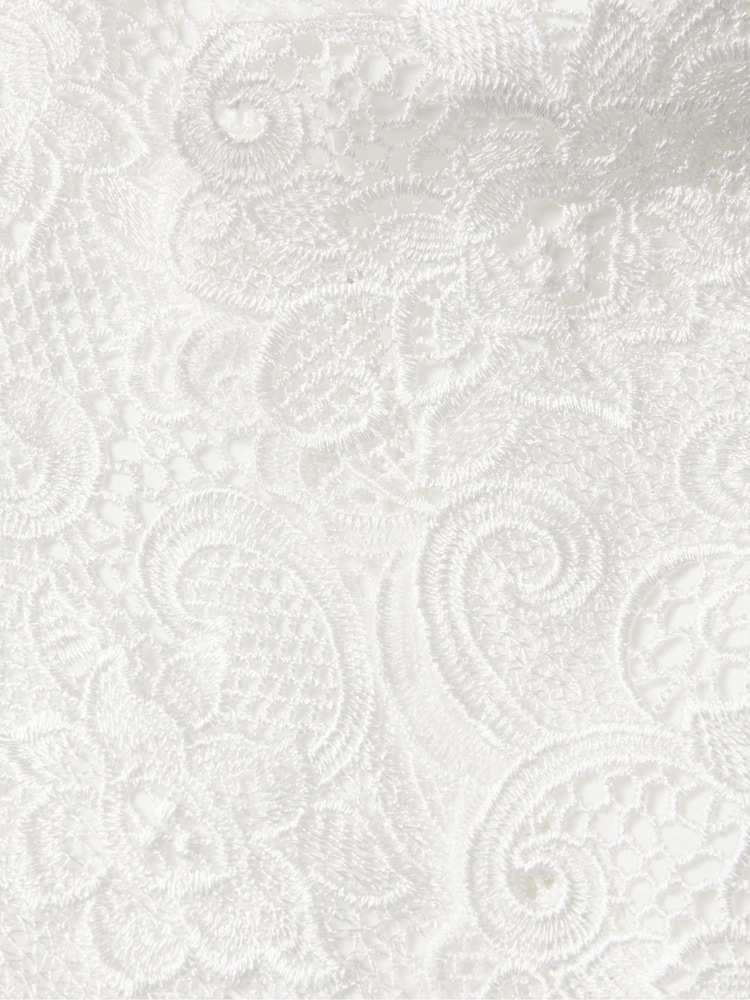 Monsoon Natural Anna Lace Bridesmaid Top - Image 3 of 3