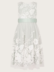 Monsoon Green Alicia Embroidered Lace Maxi Dress - Image 2 of 4