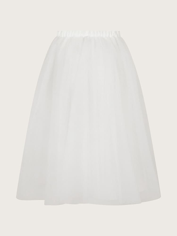 Monsoon White Anna Bridesmaid Maxi Skirt - Image 1 of 3