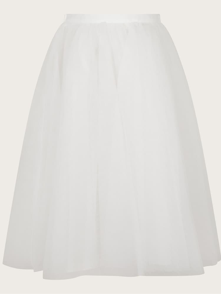 Monsoon White Anna Bridesmaid Maxi Skirt - Image 2 of 3