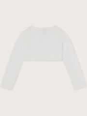 Monsoon White Emilia Lace Scallop Cardigan - Image 2 of 3