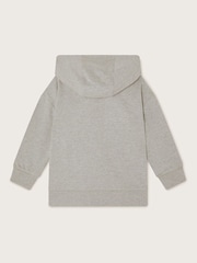 Monsoon Grey Dinosaur Print Hoodie - Image 3 of 4