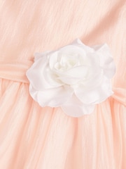 Monsoon Pink Rossy Shimmer Bridesmaid Dress - Image 3 of 3