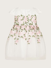 Monsoon Natural Baby Cassie Embroidered Dress - Image 2 of 3