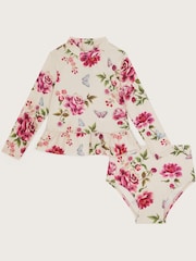 Monsoon Natural Baby Floral Long Sleeve Swimsuit 2 Piece - Image 3 of 3