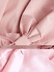Monsoon Pink Freya Bow Detail Taffeta Dress - Image 6 of 6