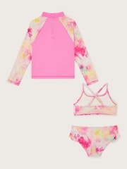 Monsoon Tie Dye Long Sleeve Swim Top and Bikini Set - Изображение 2 из 3