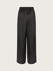 Monsoon Black Satin Wide Leg Trousers - Image 1 of 3