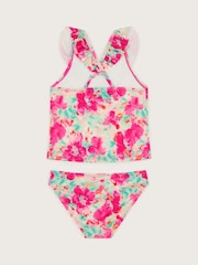 Monsoon Black Tropical Floral Ruffle Tankini Set - Image 2 of 3