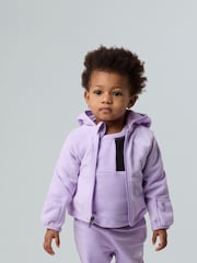 The North Face Purple Glacier Baby Hoodie - Image 3 of 6
