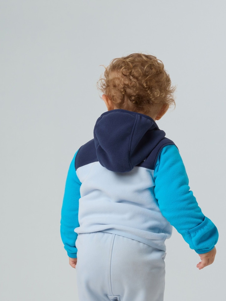 The North Face Blue Glacier Baby Hoodie - Image 2 of 4 The North Face Blue Glacier Baby Hoodie - Image 2 of 4