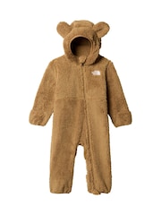 The North Face Brown Campshire Fleece Baby Bodysuit - Image 3 of 4