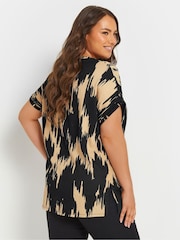 Yours Curve Abstract Structured Top - Bild 2 von 5