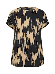Yours Curve Abstract Structured Top - Bild 5 von 5