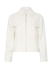 M&Co Natural Boucle Zip Through Jacket - Image 5 of 5