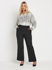 Yours Curve Black Bootcut Trousers - Image 2 of 5