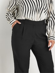 Yours Curve Black Bootcut Trousers - Image 4 of 5