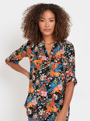 Rosa - M&Co Half Placket Floral Blouse - Imagen 1 de 5