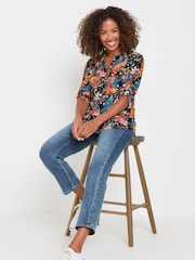 Rosa - M&Co Half Placket Floral Blouse - Imagen 2 de 5