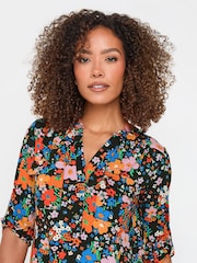 Rosa - M&Co Half Placket Floral Blouse - Imagen 4 de 5