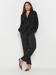 Long Tall Sally Black Double Breasted Jacket - Image 2 of 6