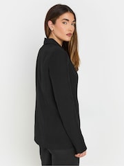 Long Tall Sally Black Double Breasted Jacket - Image 3 of 6