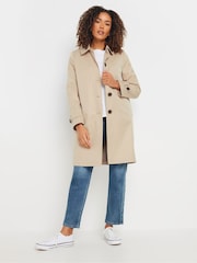M&Co Natural Mid Length Trench Coat - Image 2 of 5