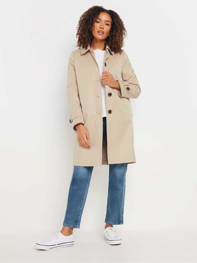 M&Co Natural Mid Length Trench Coat - Image 2 of 5