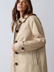 M&Co Natural Mid Length Trench Coat - Image 5 of 5